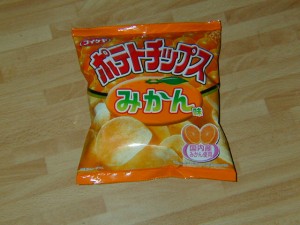 ポテトチップスみかん